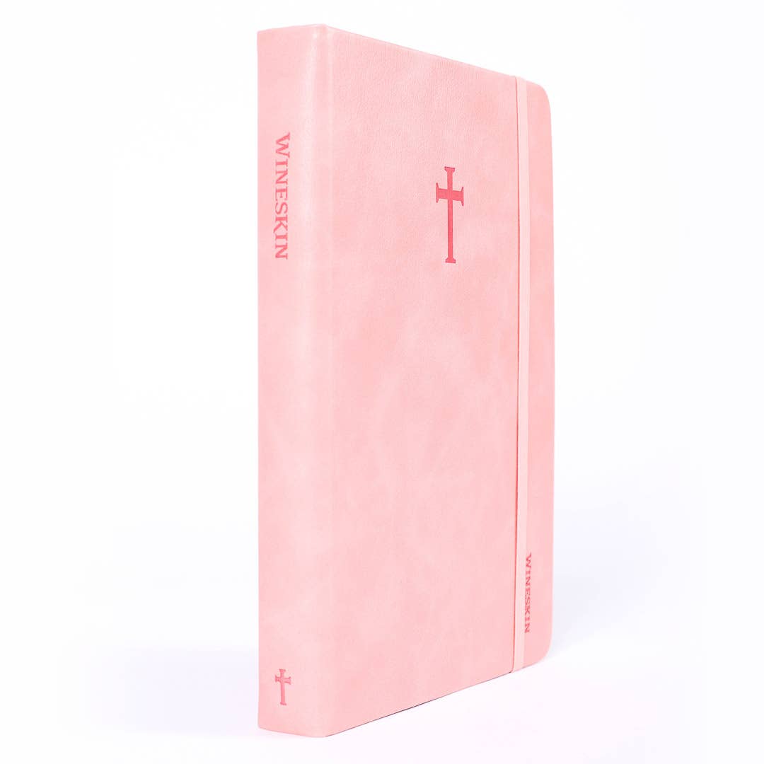 Swanson Christian Products - Wholesale Journal/Diary - Journal Wineskin Soft Cover 196Pg - Rose2