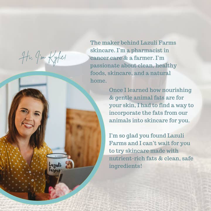 Lazuli Farms - Wholesale Facial Moisturizer - Clarifying Face Cream for Oily or Blemish-Prone Skin | Tallow with Tea Tree Oil | Tallow for Face7