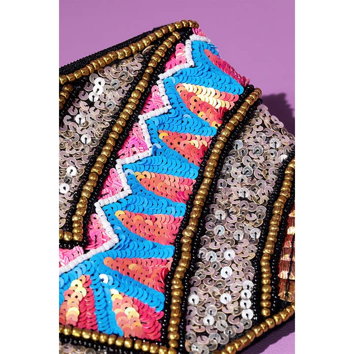 Handmade Las Vegas Ethnic Pattern Clutch for wholesale on Faire