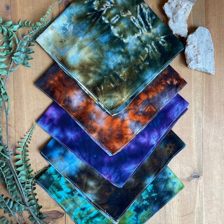 Tangled Up In Hue - Vente Bandana – femme - Bandanas Ice Dyed