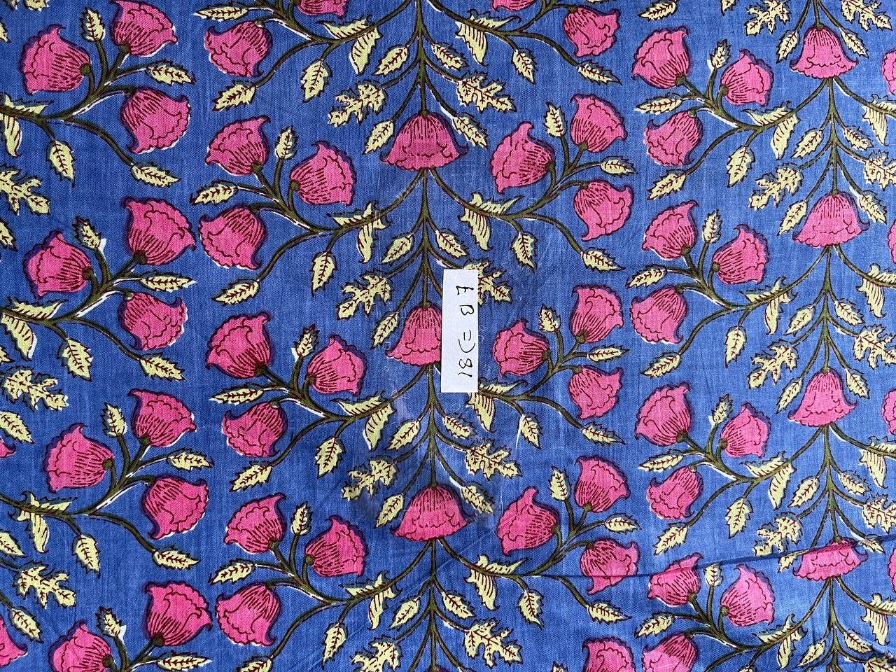 Bhawana Handicrafts – wholesale Fabric – Sold By Yard Indian Hand Block Printed Cotton Fabric Kantha 4