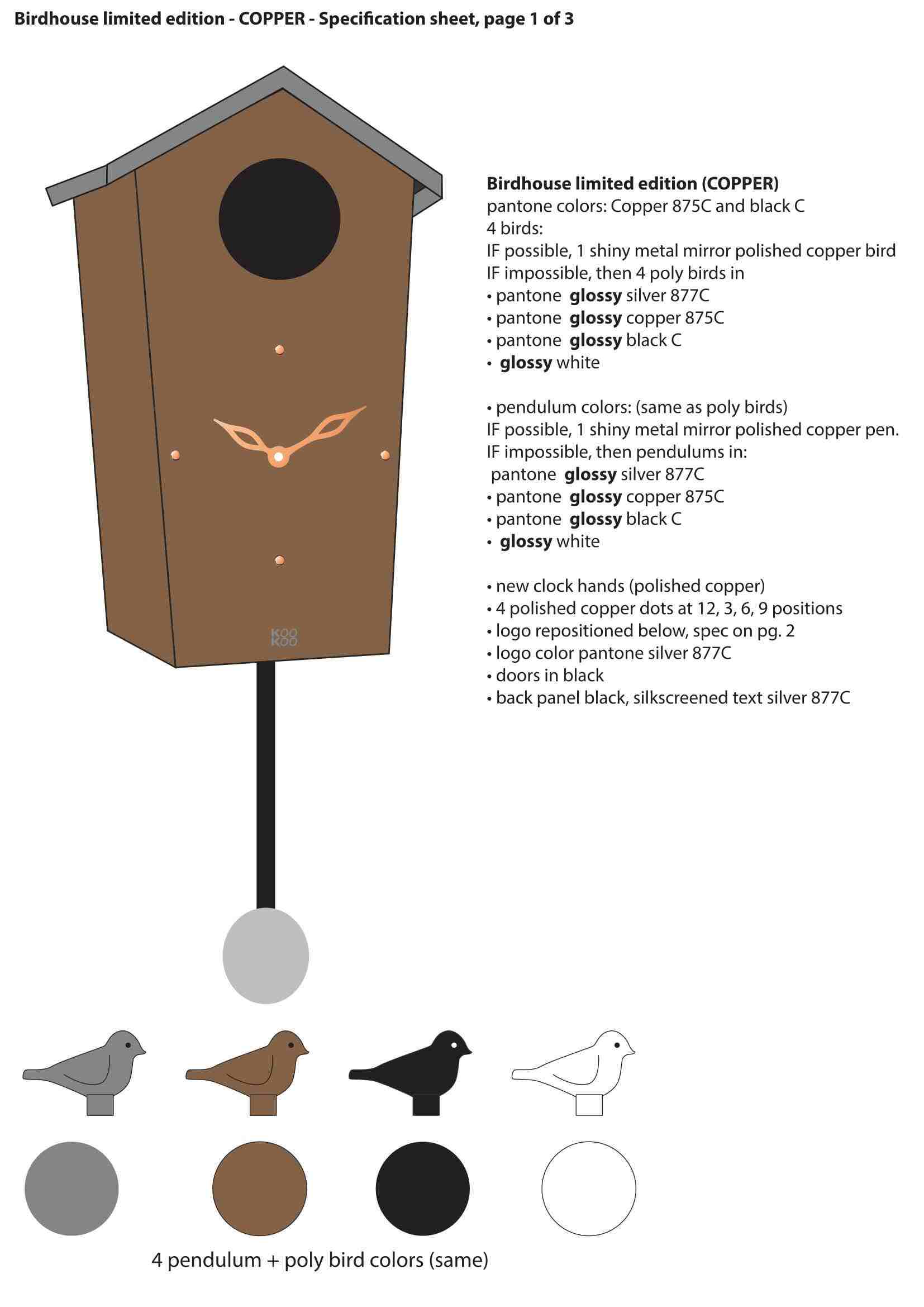 KOOKOO EU - Wholesale Wall Clock - KOOKOO BirdHouse modern cuckoo clock21