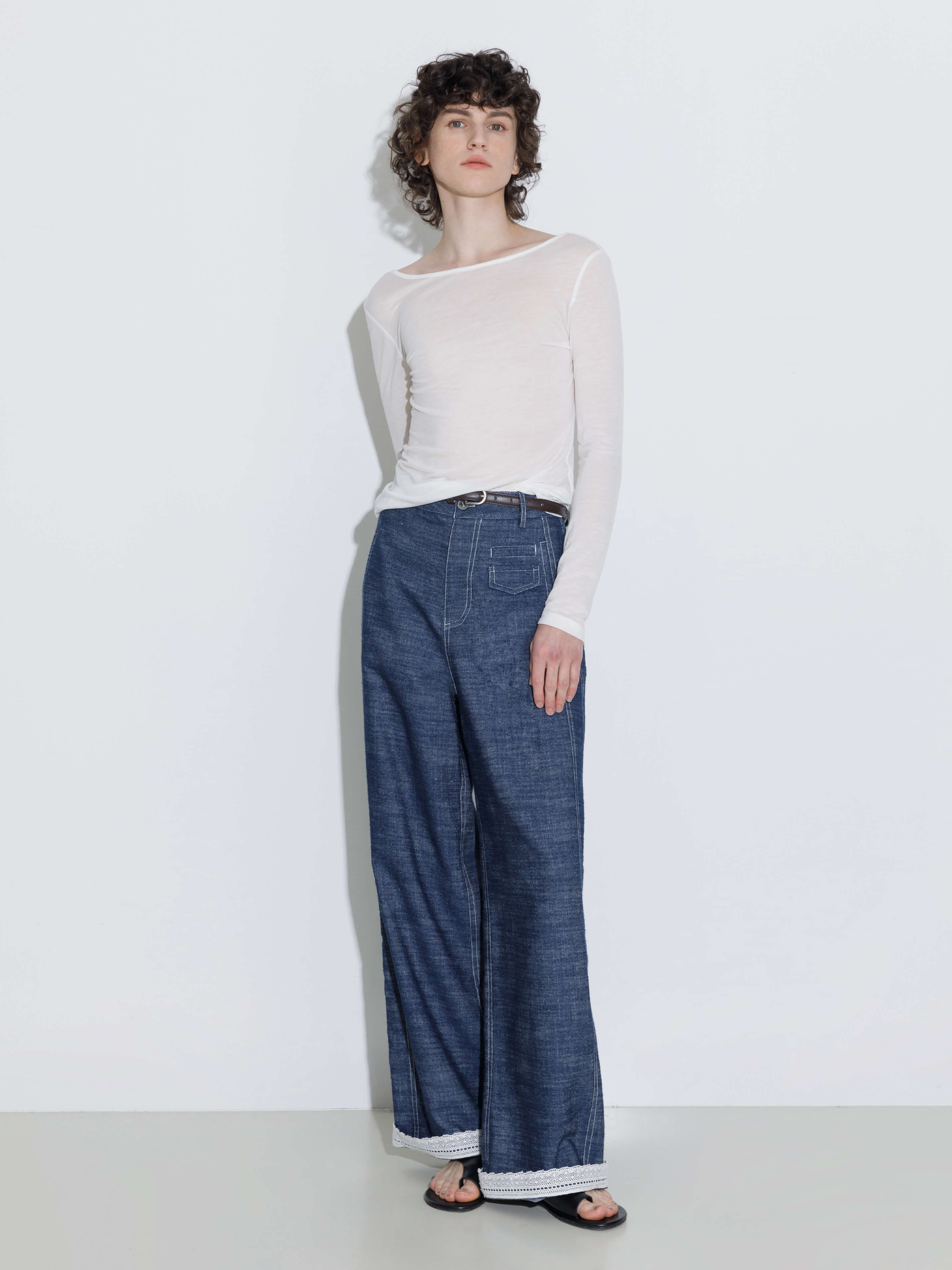 CUBIC - Wholesale Knit Top - Women's - Backless Deep U-Neck Sheer Knit Top12