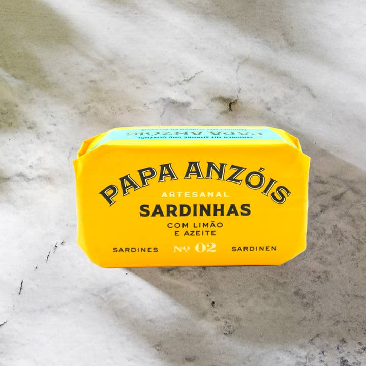 Papa Anzois Sardines with Lemon and Olive Oil for wholesale by The Deli Society