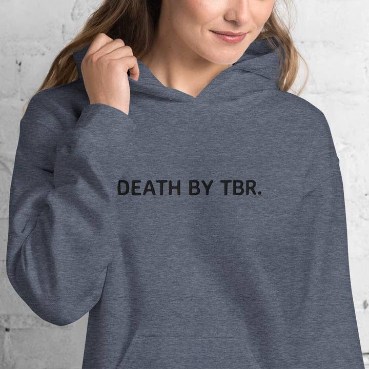 Dood door TBR Geborduurde Hoodie voor wholesale door The Bean Workshop