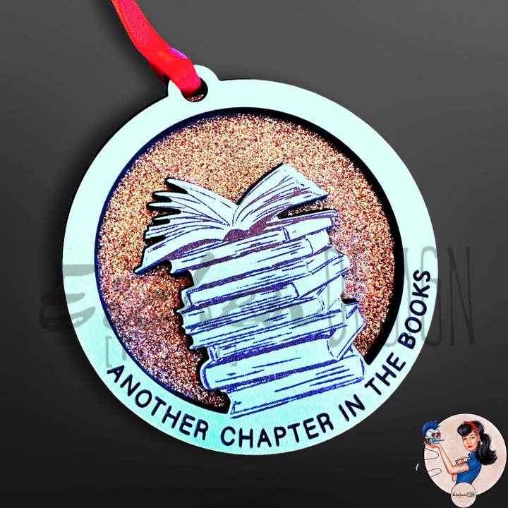Ornament Another Chapter in the Books for wholesale by Eichendesign
