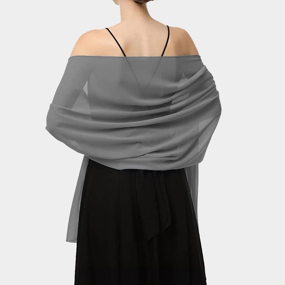 Sensibling Corp. - Venta al por mayor Bufanda - Mujer - Chal ligero de gasa para envolver y usar como bufanda4