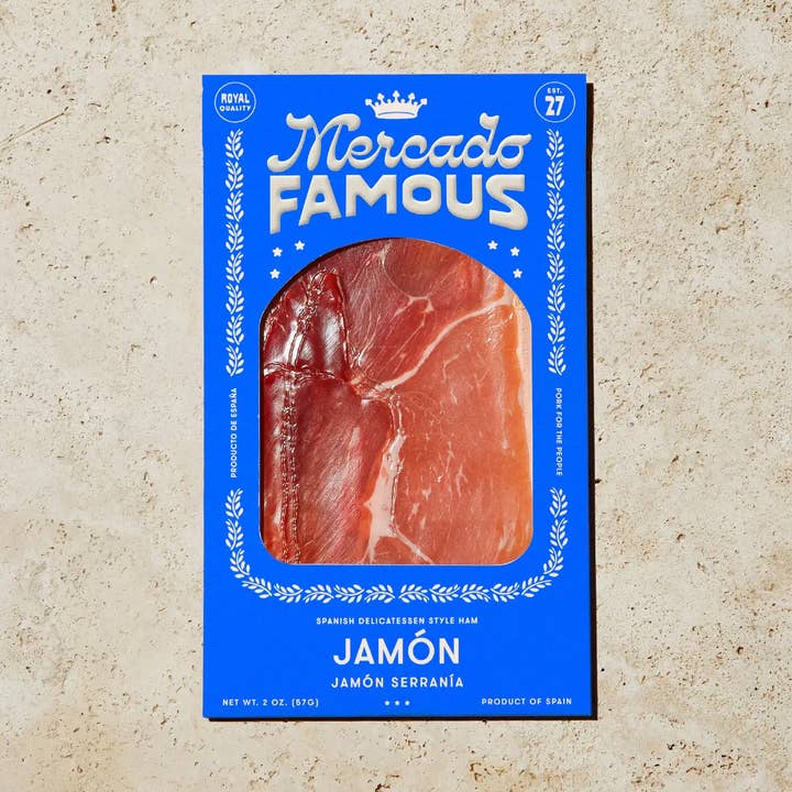 Mercado Famous - Wholesale Ham - Jamón Serranía One Sample Unit