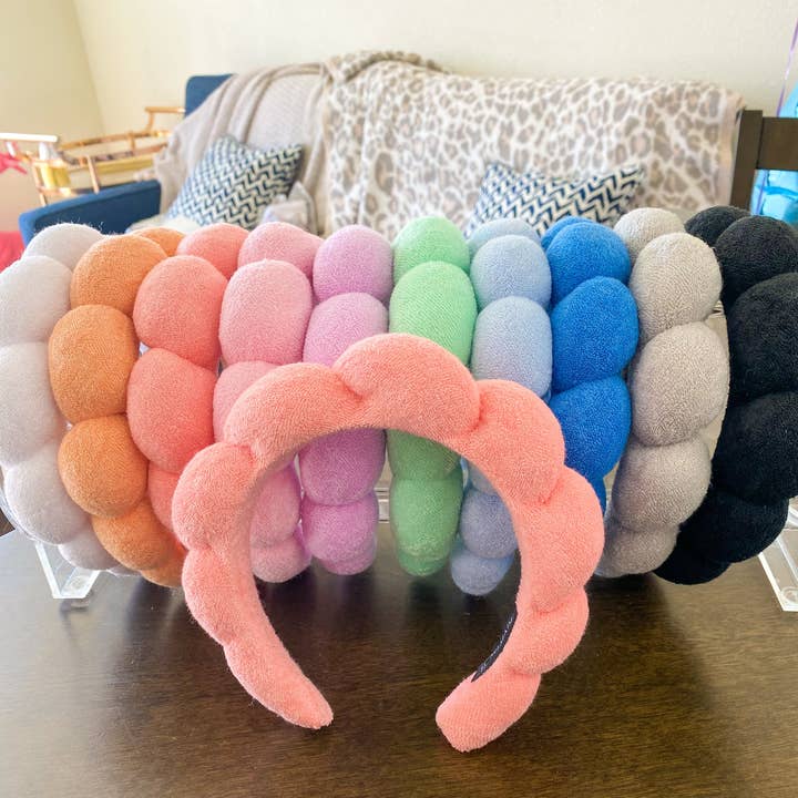 Shop Hotline - Wholesale Spa Headband - Bubble Headband4