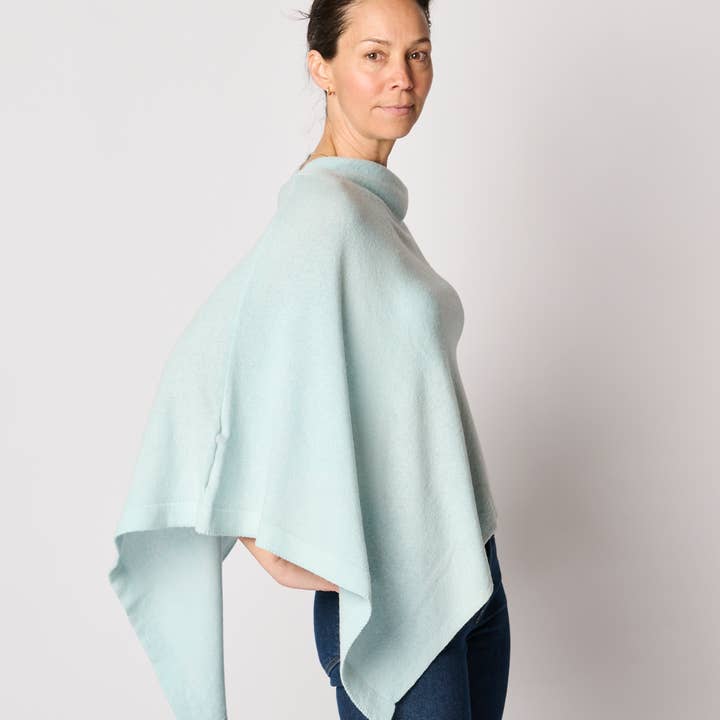 Margolis Pineo Italia - Wholesale Poncho - Women's - ROMA TRAVEL PONCHO - Cashmere-Blend Best Seller65