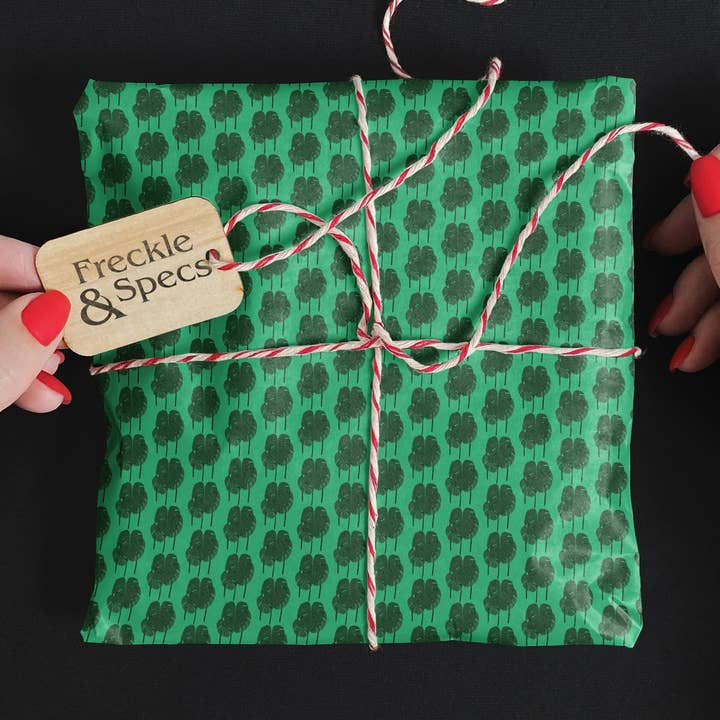 Embrulho de presente de planta por atacado de Freckle and Specs