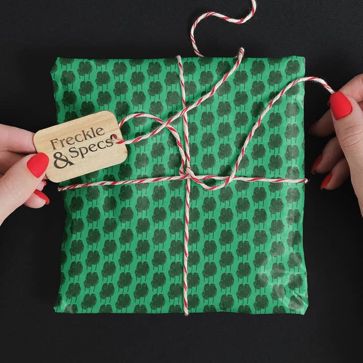 Cheese Plant Gift Wrap for wholesale by Freckle and Specs