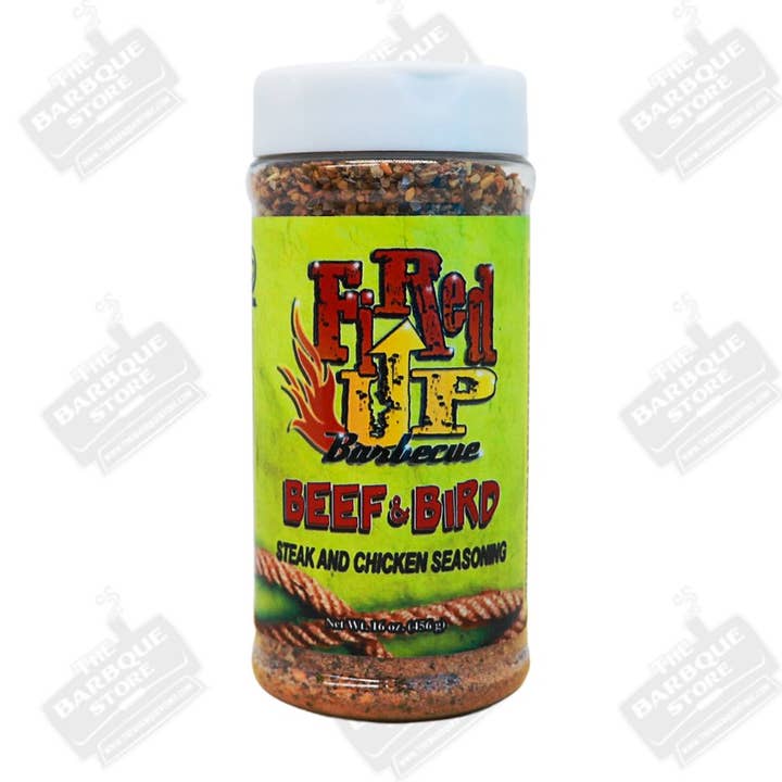 Fired Up Beef & Bird Seasoning for wholesale by Fired Up BBQ