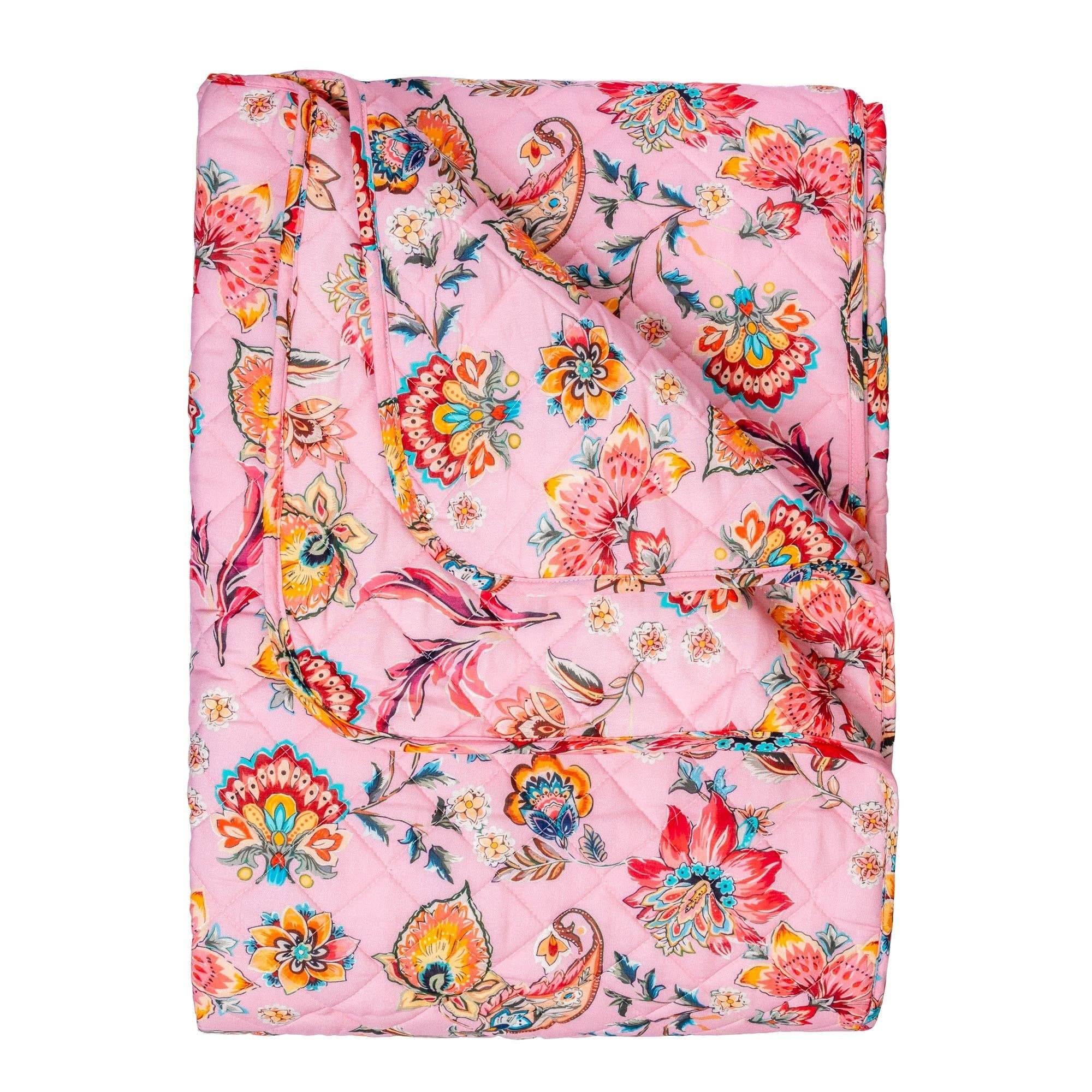 Lempi Lifestyle – wholesale Prydnadsfilt – Lempi rosa blommor tikkitäcke0