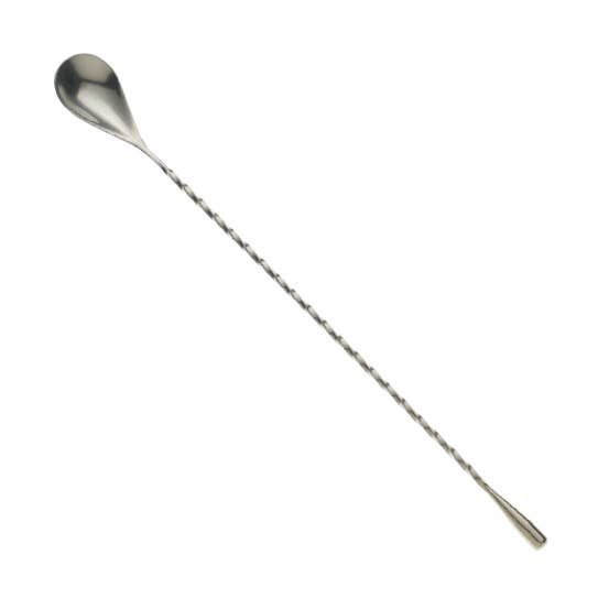 Barfly Teardrop Bar Spoon, End 11 13/16 (30 cm), Stainless S for wholesale by Barfly Mixology Gear & Mercer Culinary