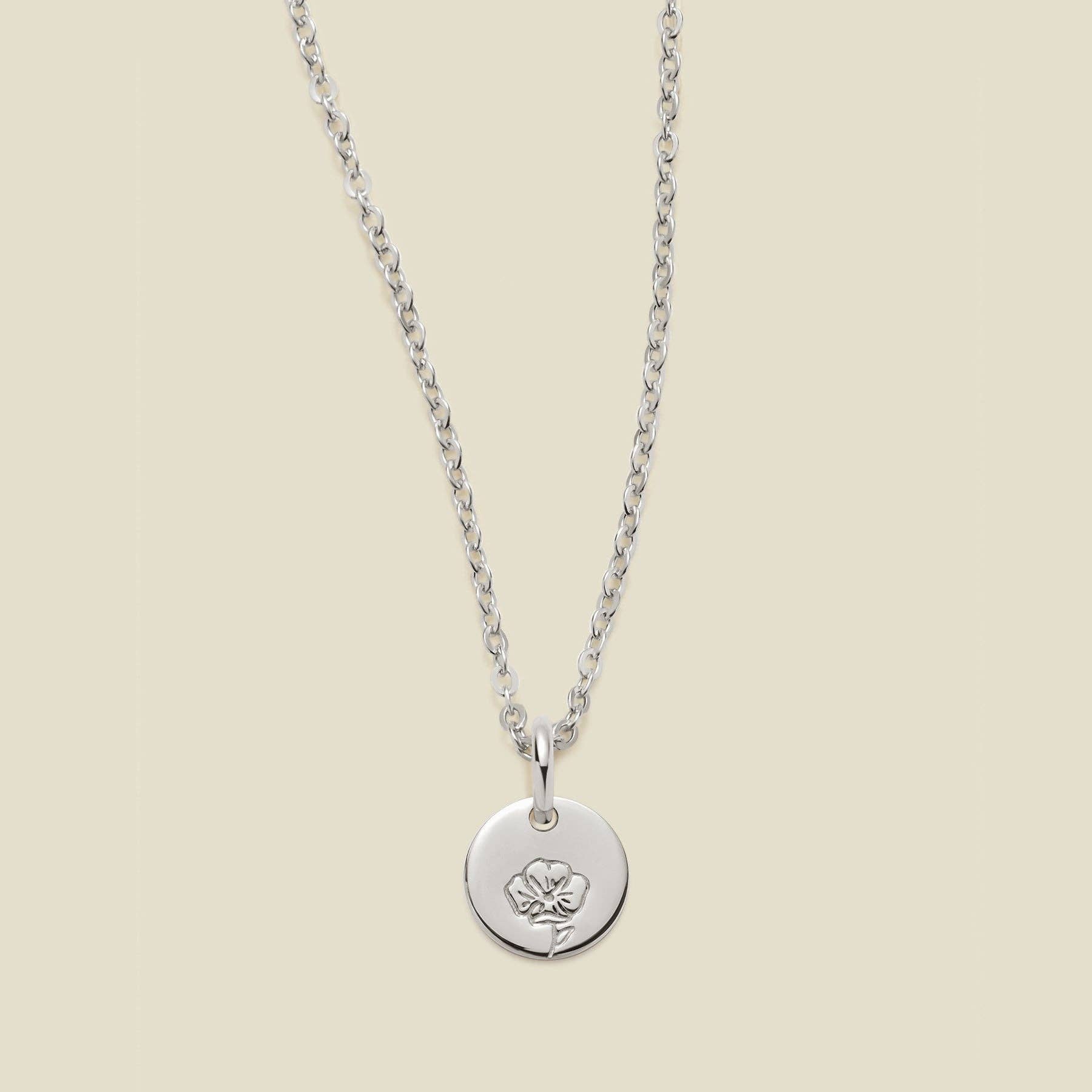 Made By Mary – Großhandel Kette mit Anhänger/Charm – Mini Geburtsblumen-Halskette19