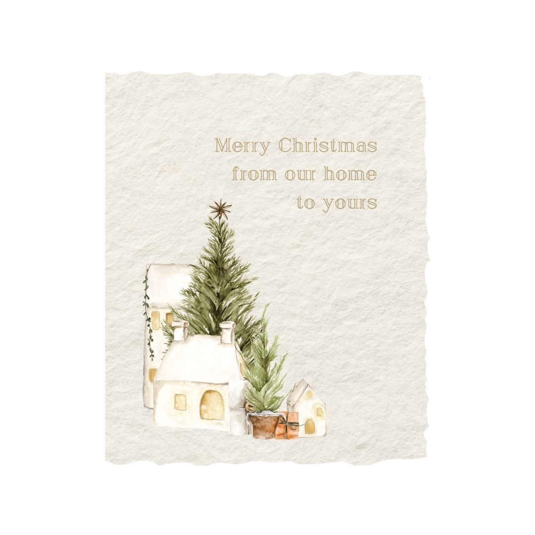 Paper Baristas - Wholesale Christmas Card - Christmas Card Box Set | Merry Christmas From Our Home1