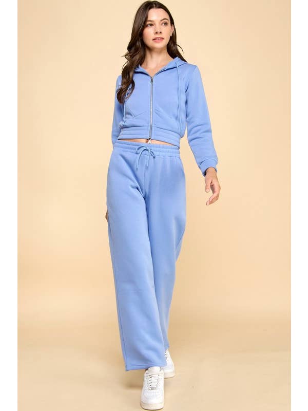 MIO WHOLESALE - Wholesale Lounge set – Women's - FS519 FRENCH TERRY FLEECE 2-PIECE SET11