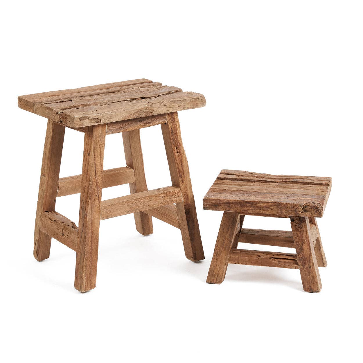 Bazar Bizar Living - Wholesale Stool - The Yoke Stool - Natural - S9