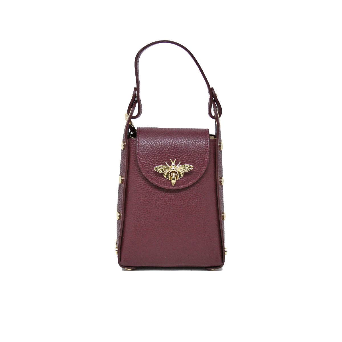 German Fuentes Handbags - Wholesale Crossbody Bag - Women's - GF1080 GENUINE ITALIAN LEATHER BUTTERFLY CLUTCH + CROSSBODY22