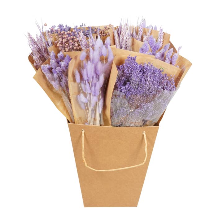 Wildflowers by Floriette - Venta al por mayor Flores secas/prensadas - Mono mix de flores secas - Lila
