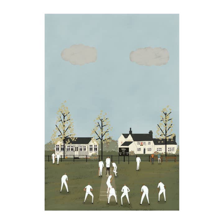 Howzat Greeting card for wholesale by Not at all Jack