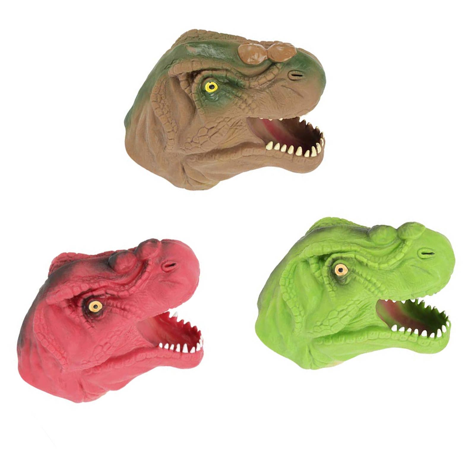 JSBlueRidge Toys - Wholesale Puppet - Kids & Baby - Dinosaur Head Hand Puppet Fidget Kids Toy- Assorted7