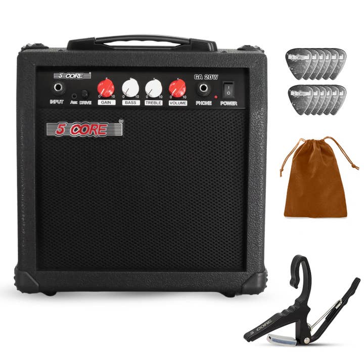 5Core Guitar Amp 20W Electric Mini Portable Amplifier for wholesale by K Cube Inc
