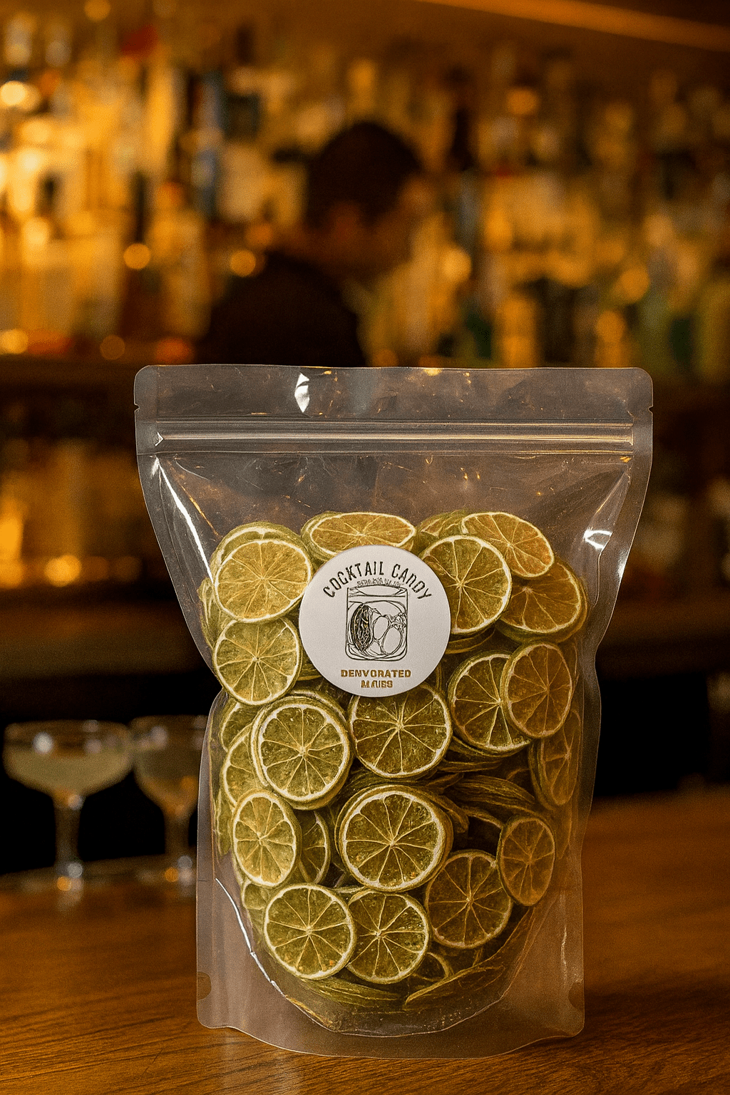 Cocktail Candy - Vente Fruits secs/déshydratés - Sac de service alimentaire - Citrons verts1