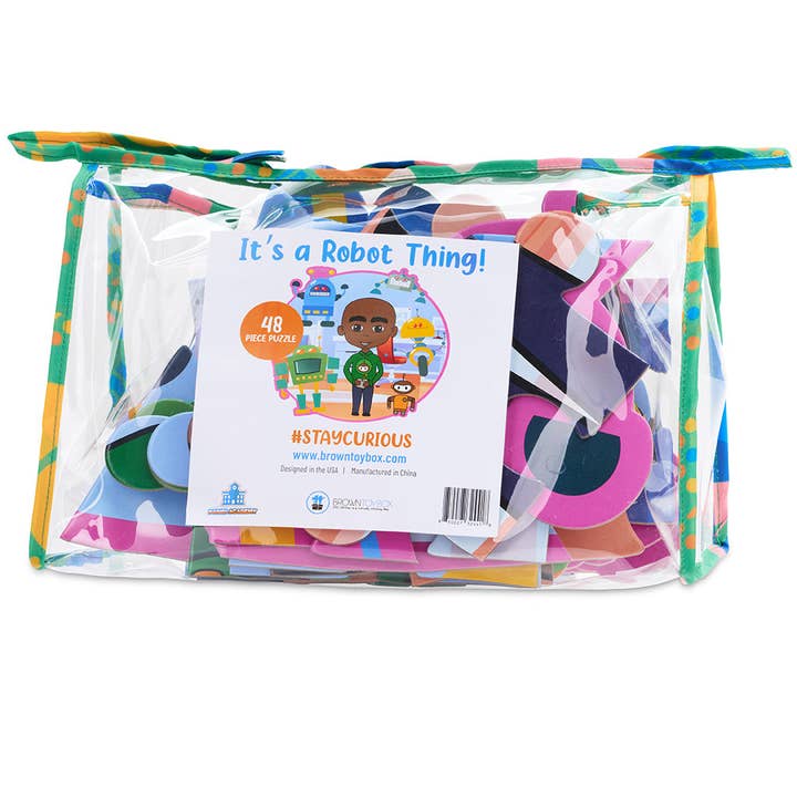 Pacote Justin Robotics por atacado de Brown Toy Box