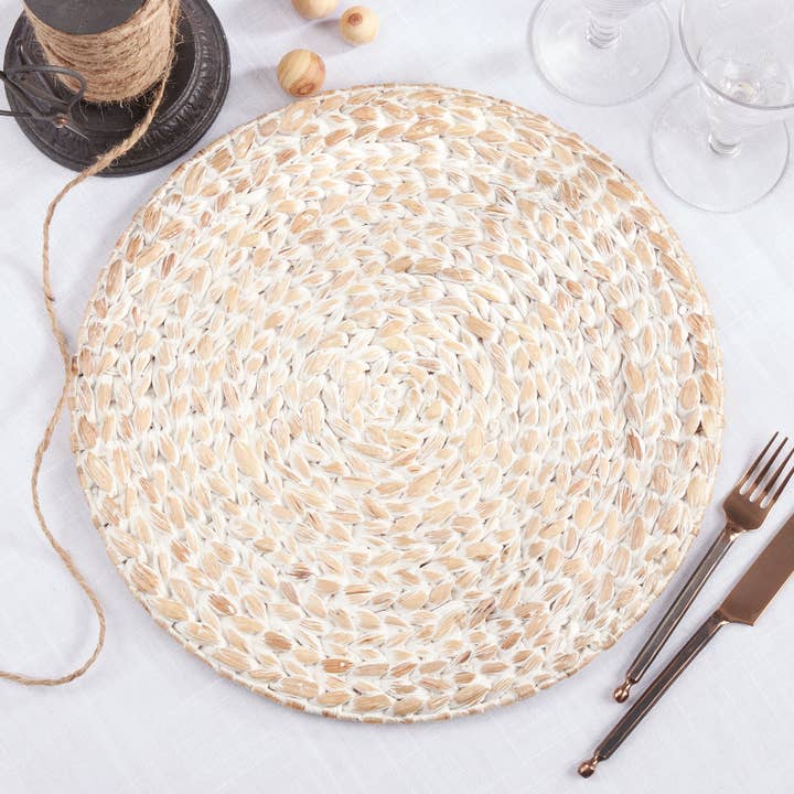 Placemat Hyacinth - Design de Tecido Grande por atacado de Saro Lifestyle