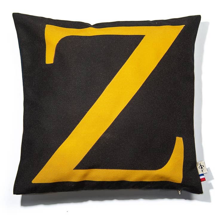 Almofada letra Z em alfabeto por atacado de Maron Bouillie