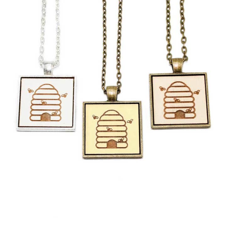 Lille Cameo vedhæng - bikube for engroshandel hos Once Again Sam