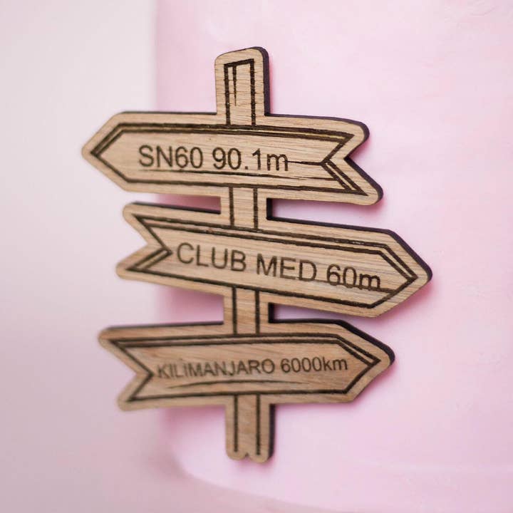 Personalised Sign Cake Charm | Custom Names for wholesale by The Flamingo Cabin