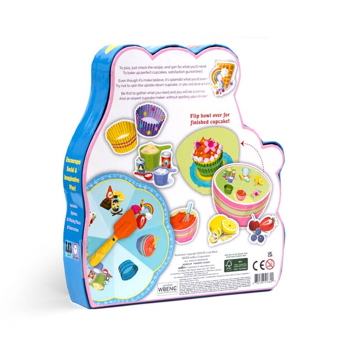eeBoo - Wholesale Board Game - Cupcake Shaped Spinner Game