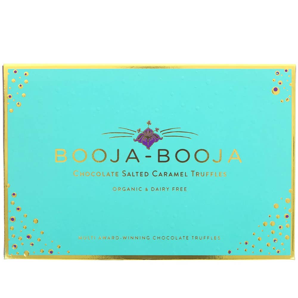mOrganics Beauty - Wholesale Chocolate Box - Booja Booja Chocolate Salted Caramel Truffles 184g1