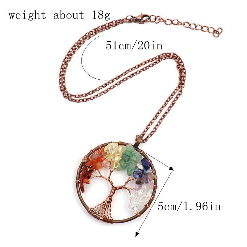 Gypsy Soul - Wholesale Pendant/Charm Necklace - Spirit Tree Bronze Necklace - 12 necklaces10