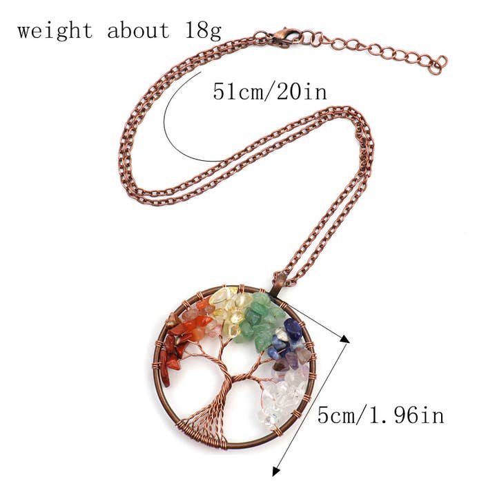 Gypsy Soul - Wholesale Pendant/Charm Necklace - Spirit Tree Bronze Necklace - 12 necklaces10