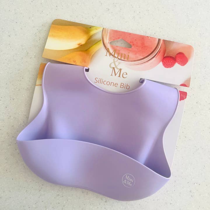 Mini & Me Bib Lilac for wholesale by Cuddle Bug & Co