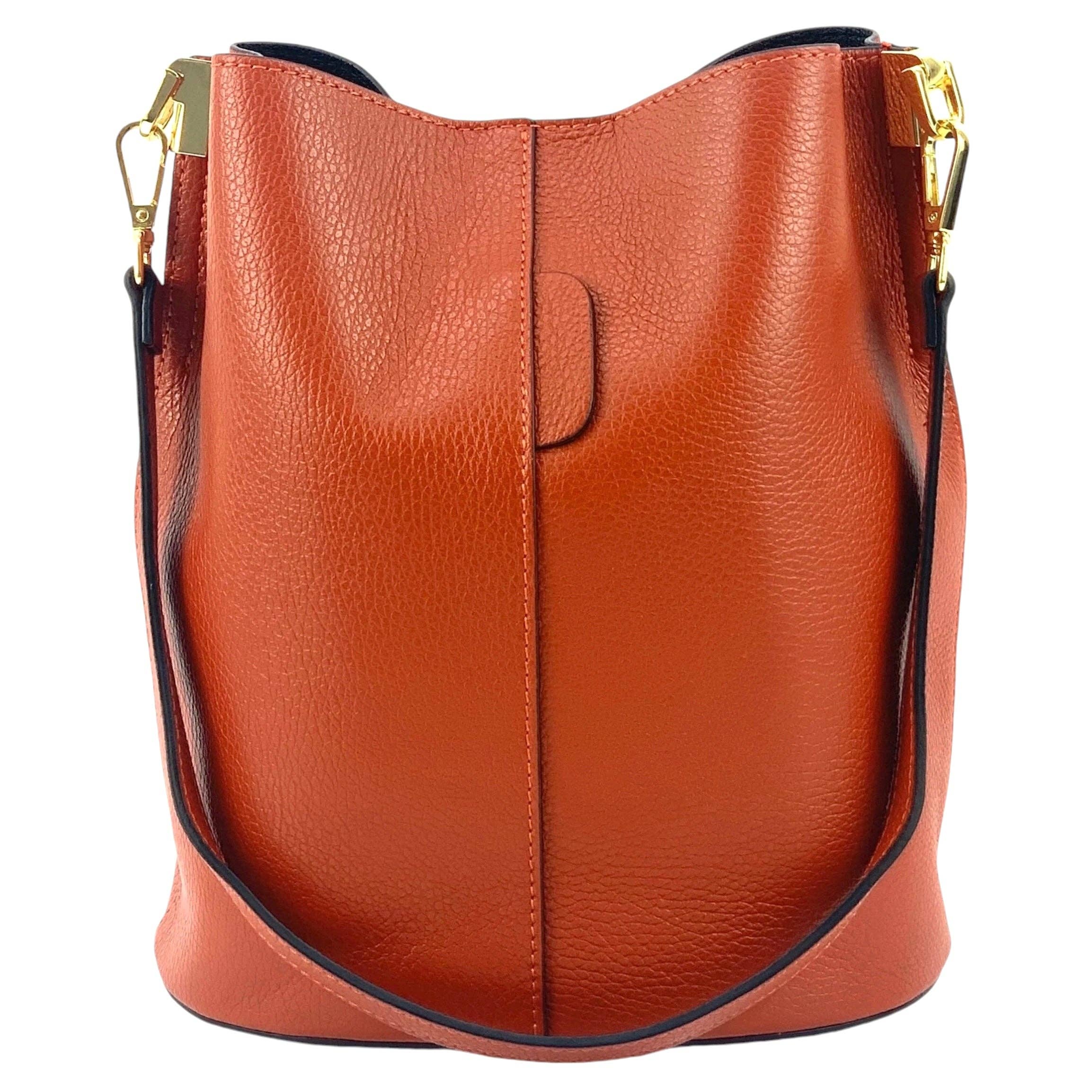 MODARNO - Venta al por mayor Bolso con correa - Mujer - Bolso tipo bucket Giulia de cuero Dollaro genuino MODARNO34