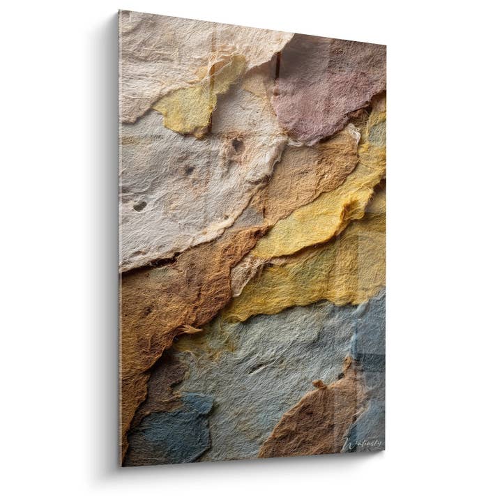 Geological Strata Table - Mineral Memory - Collage Edition for wholesale by Walensky