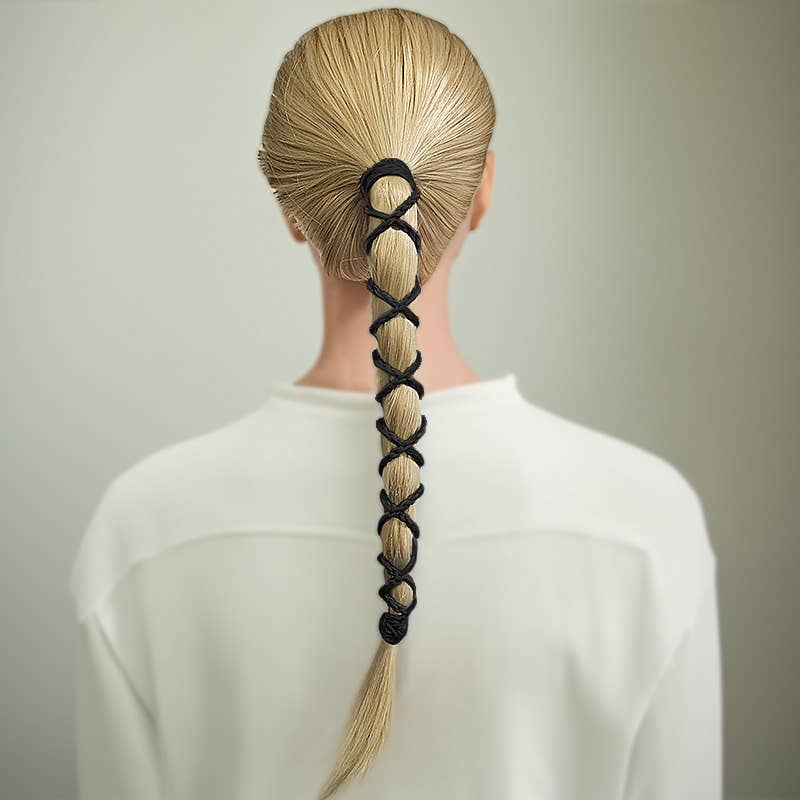 SasSea Wraps® - Wholesale Hair Tie - SasSea Wraps Hair Tie - Onyx (M)9