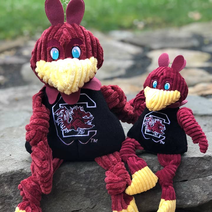 HuggleGroup - Wholesale Pet Plush Toy - Dog - South Carolina (U. of), Cocky Knottie® Plush Dog Toy4