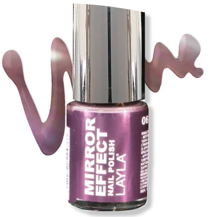 Layla Cosmetics - Wholesale Nail Polish - Mirror Effect Nail Polish with Free Base File