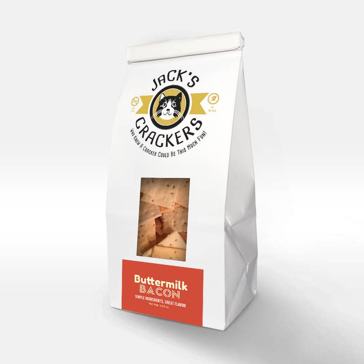 Buttermilk Bacon Crackers for wholesale by Jack's Crackers, LLC