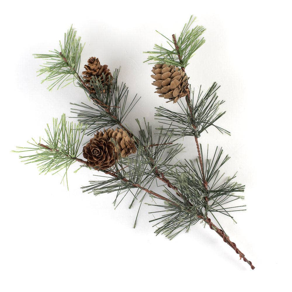 Factory Direct Craft - Wholesale Artificial Plant - 15" Artificial Smoky Mountain Pine Spray 5
