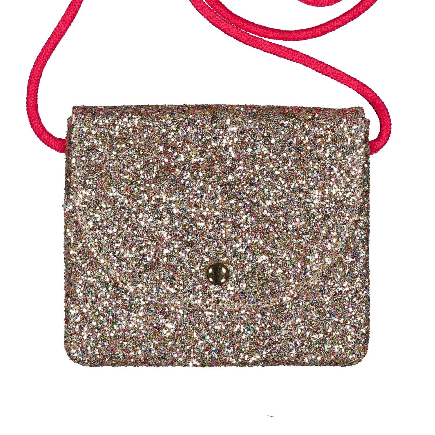 Luciole et Petit Pois - Wholesale Crossbody Bag - Kids - Handbag - Gold glitter1