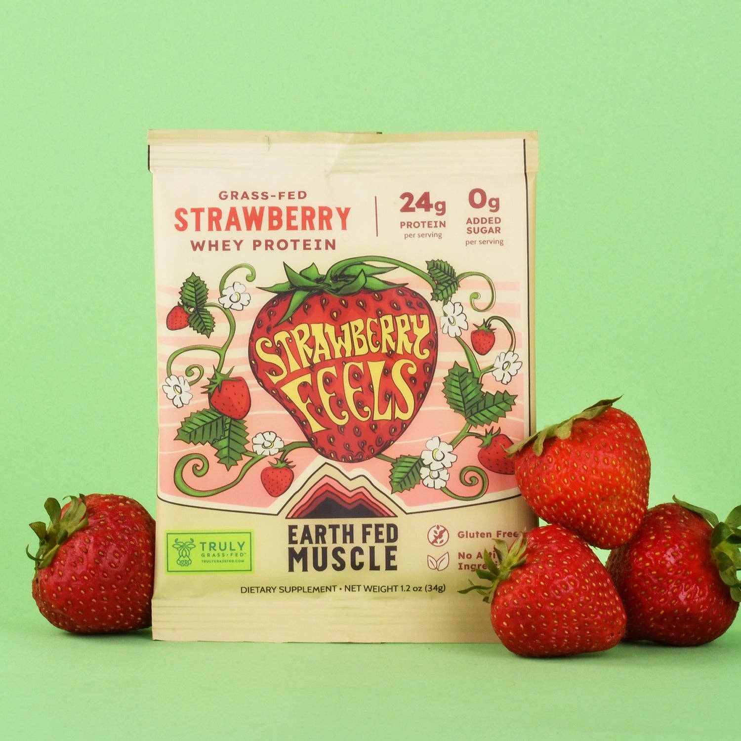 Earth Fed Muscle - Wholesale Protein/Superfood Powder - Single Serving Whey Protein Packs11