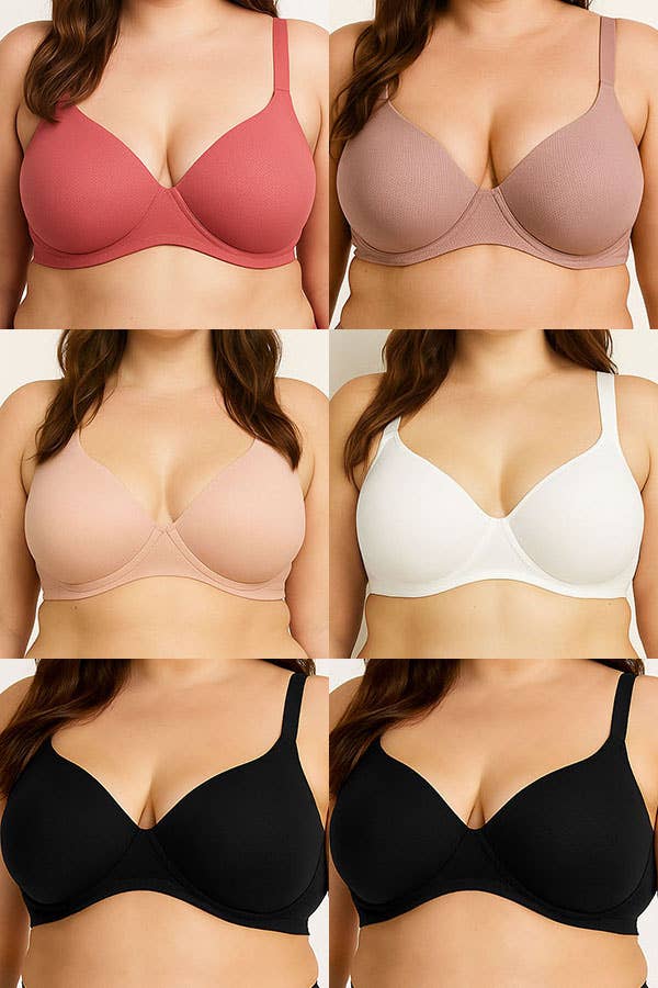 Assorted Color Youmita Wire Free Bra - 90072-BRA-C01 for wholesale on Faire1