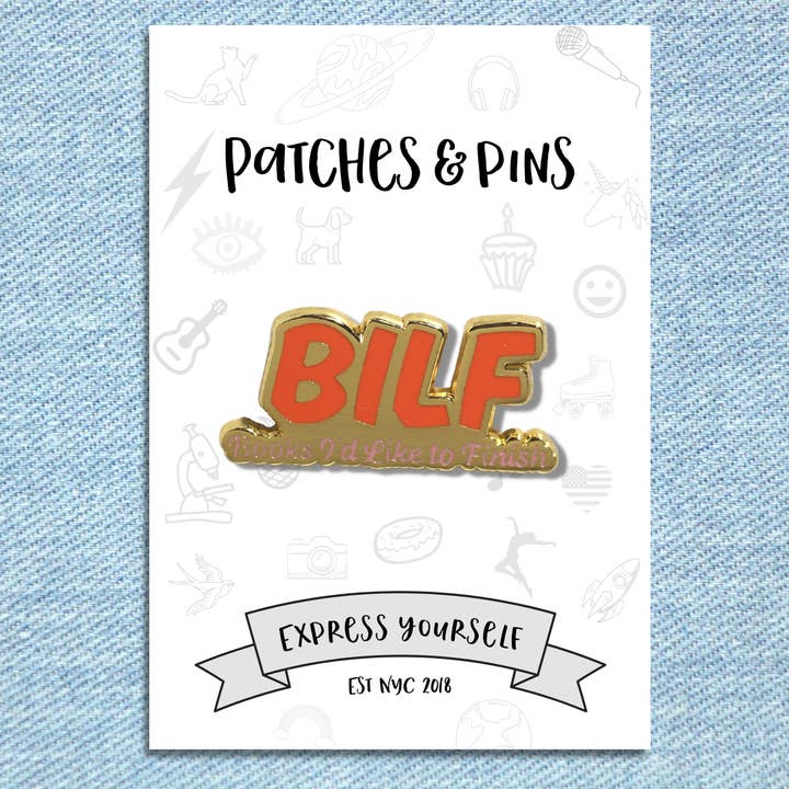 B.I.L.F. Enamel Pin for wholesale by Patches and Pins